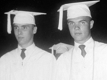 Graduation June 1958 with Jim Lansdale and David Houmes