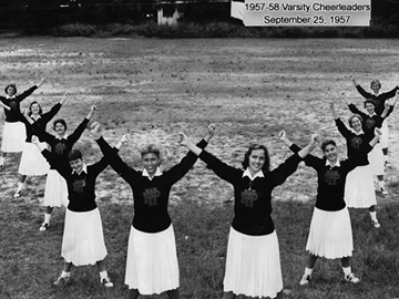 1957-58 Varsity Cheerleaders